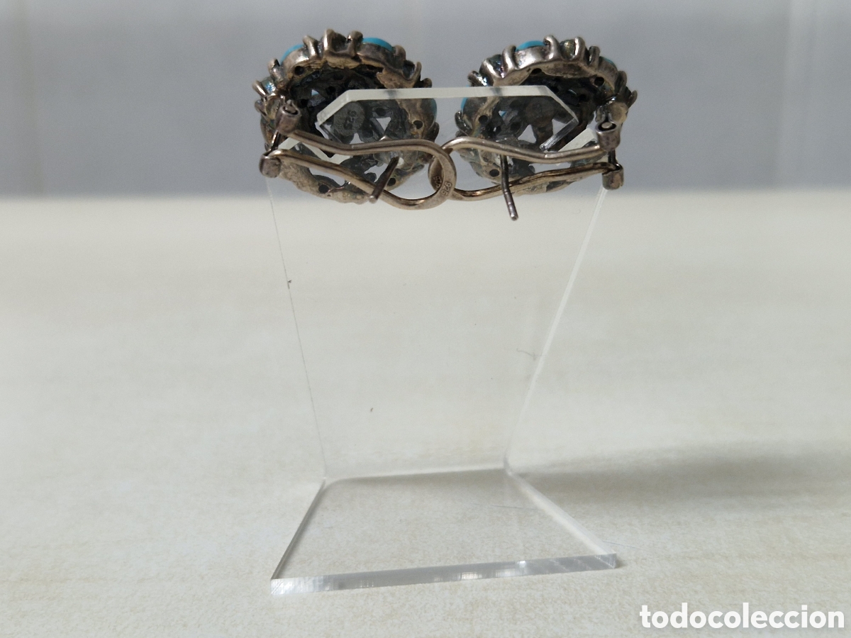 Joyeria: PENDIENTES DE PLATA Y TURQUESAS NUEVOS - Foto 6