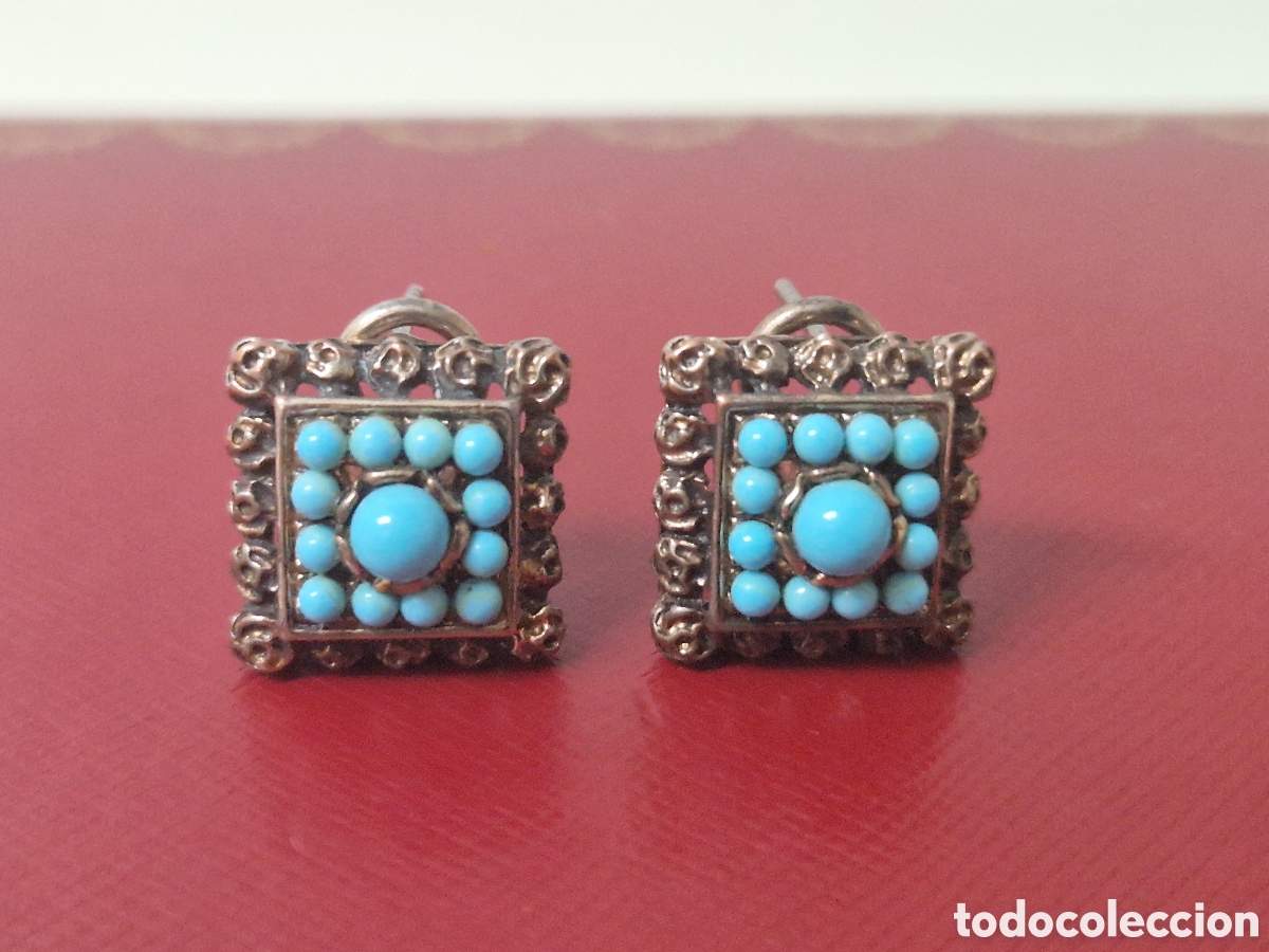 Joyeria: PENDIENTES PLATA Y TURQUESAS NUEVO - Foto 6