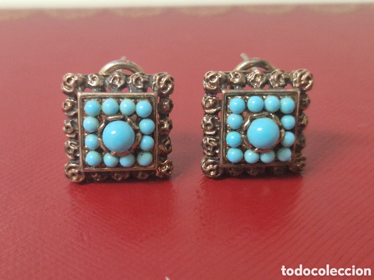 Joyeria: PENDIENTES PLATA Y TURQUESAS NUEVO - Foto 7