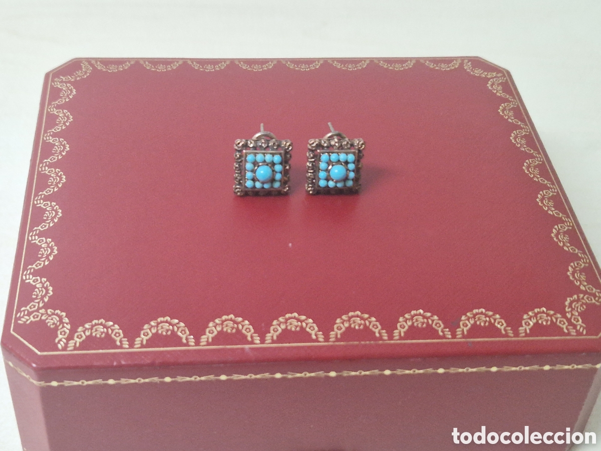 Joyeria: PENDIENTES PLATA Y TURQUESAS NUEVO - Foto 2