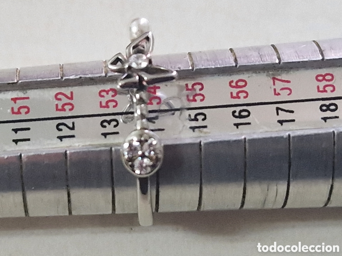 Joyeria: ANILLO DE PLATA RODIADA CON PERLA Y CIRCONITAS NUEVO - Foto 5