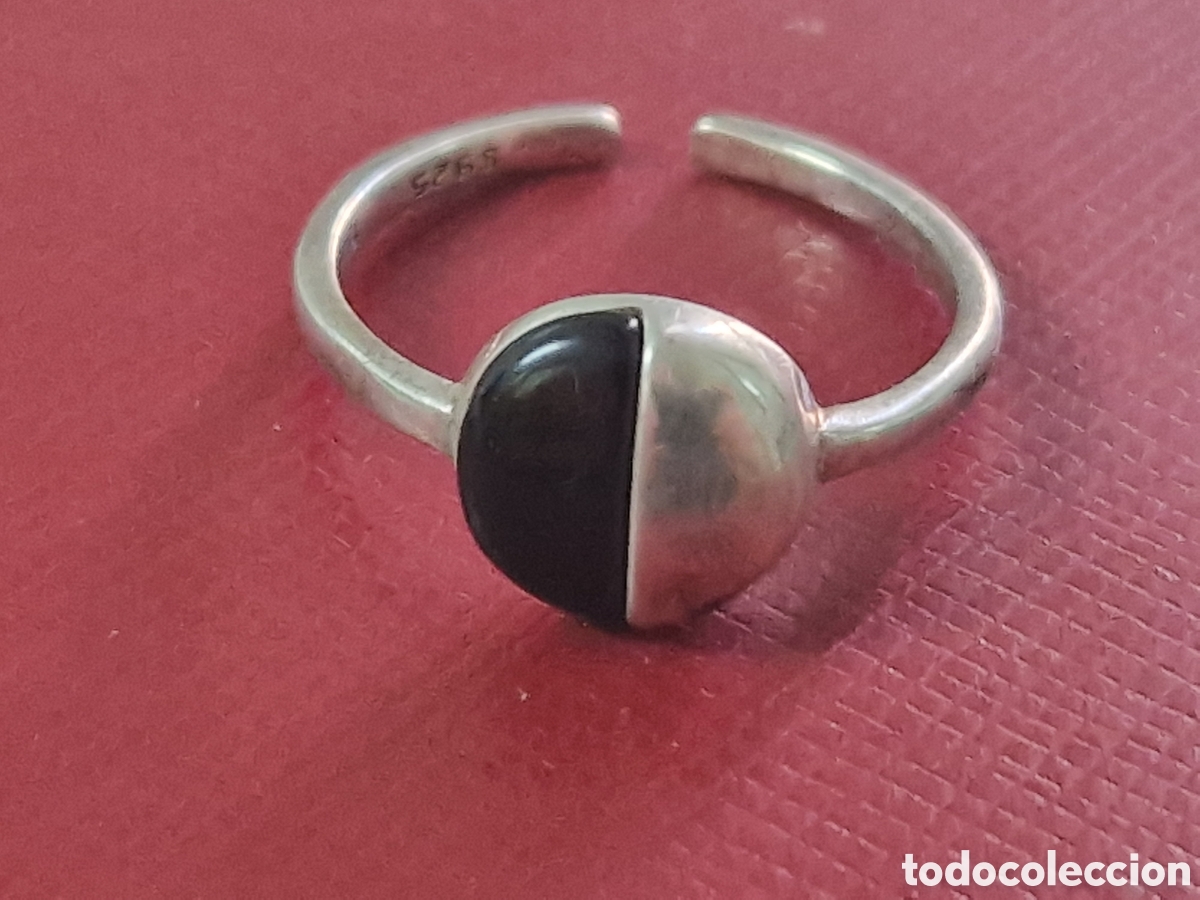 Joyeria: ANILLO DE PLATA Y ONIX NUEVO - Foto 2