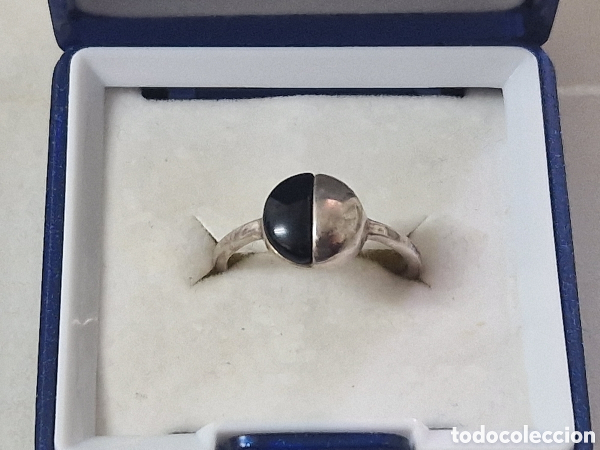 Joyeria: ANILLO DE PLATA Y ONIX NUEVO - Foto 4