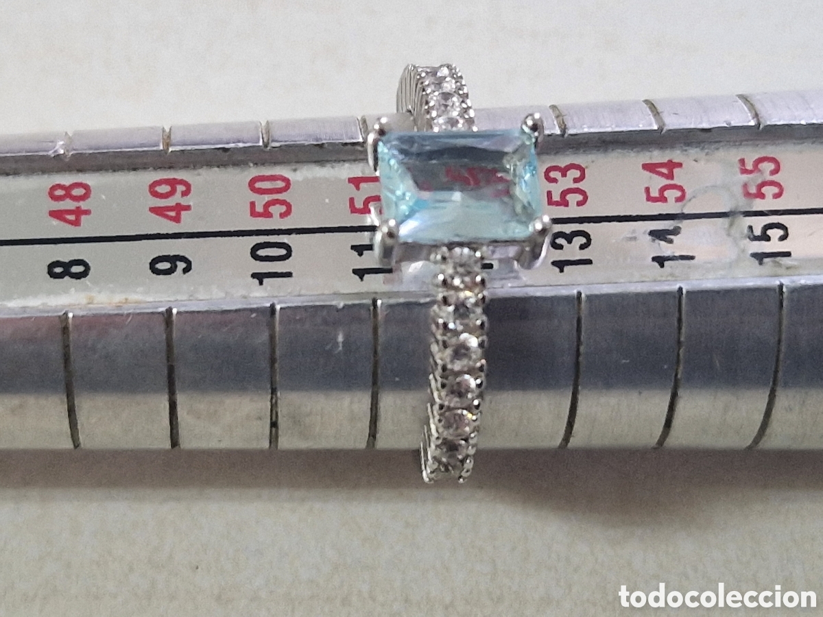 Joyeria: PRECIOSO ANILLO DE PLATA Y TOPACIO - Foto 3