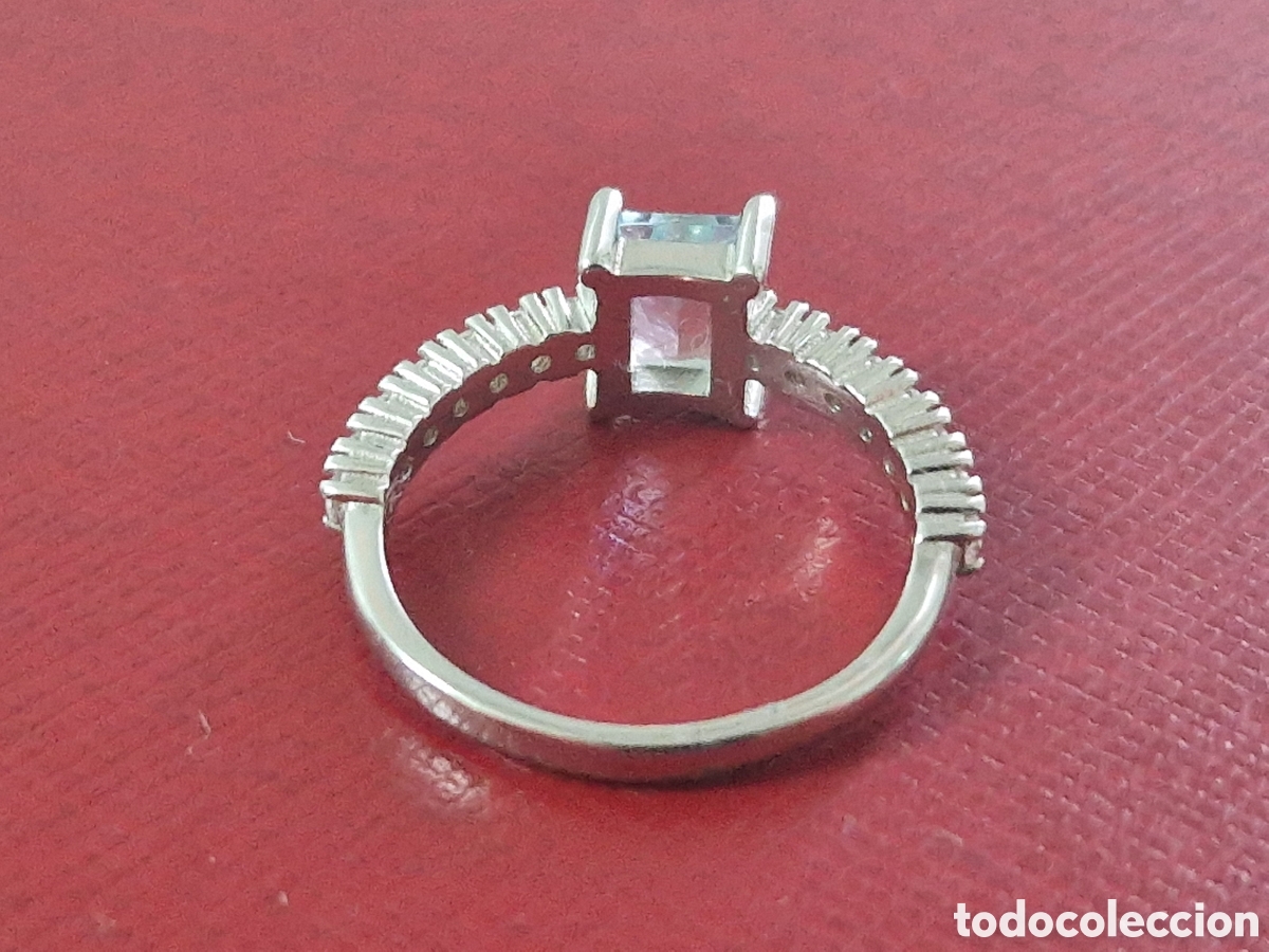 Joyeria: PRECIOSO ANILLO DE PLATA Y TOPACIO - Foto 4