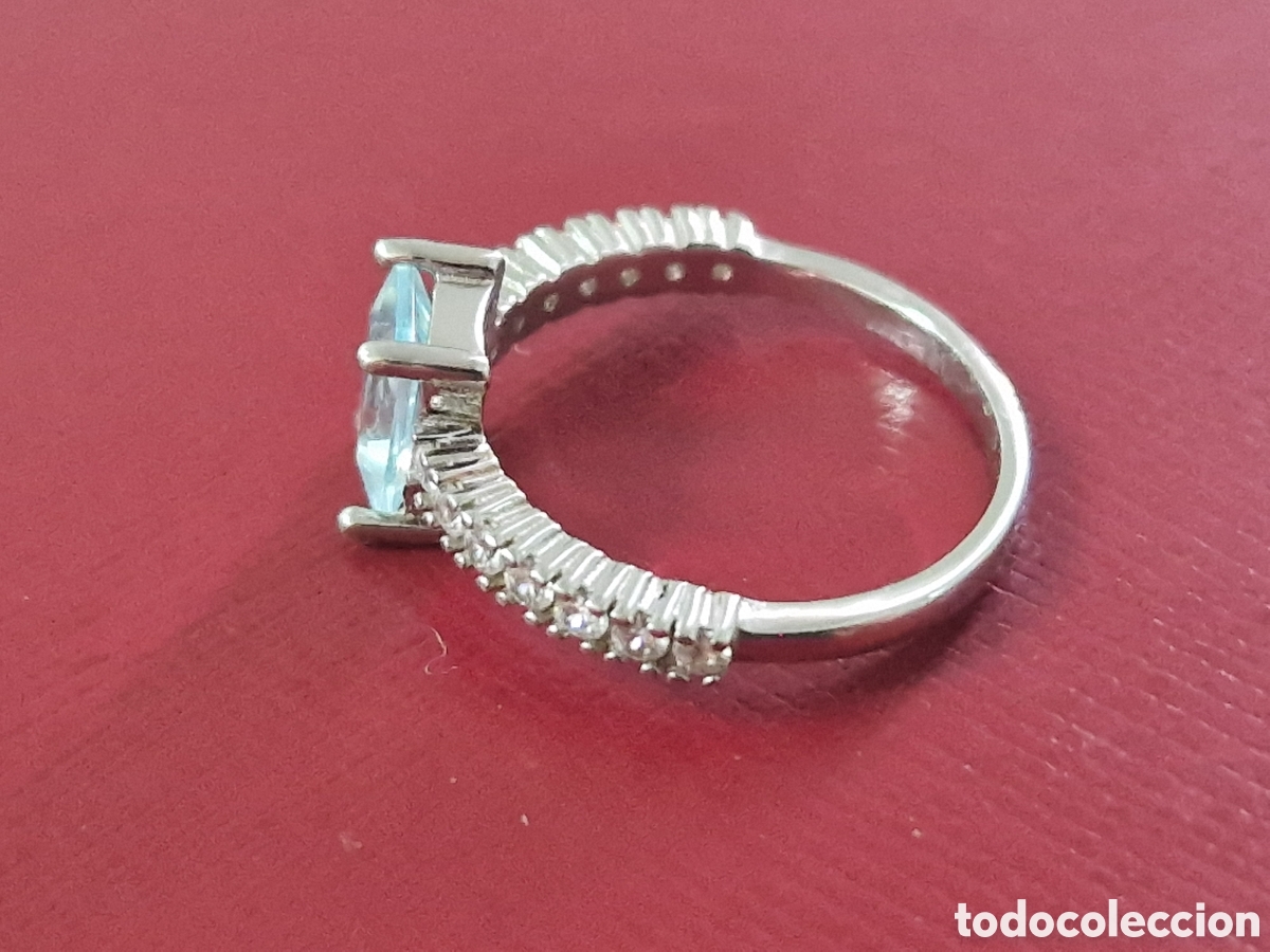 Joyeria: PRECIOSO ANILLO DE PLATA Y TOPACIO - Foto 2