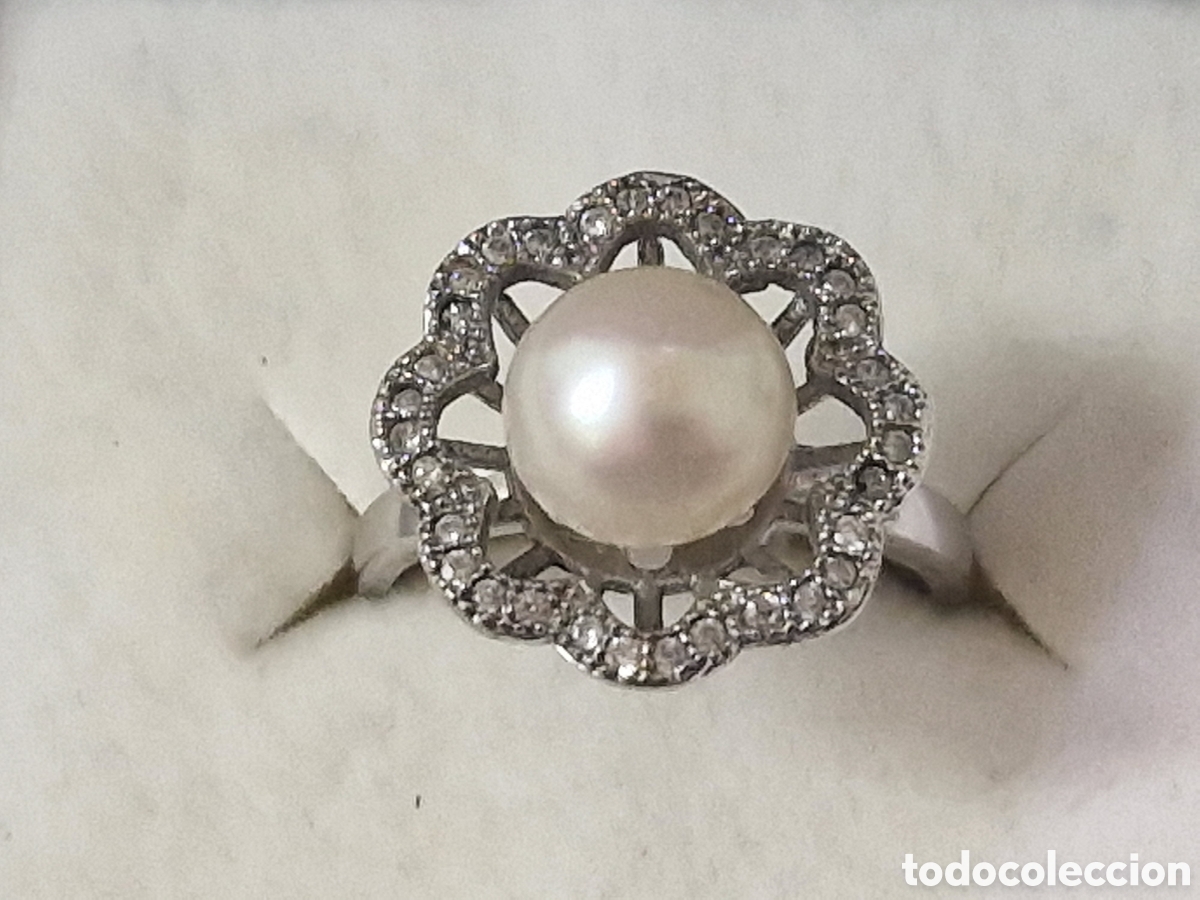 Joyeria: ANILLO PLATA Y PERLA CON CIRCONITAS NI&Ntilde;A - Foto 4