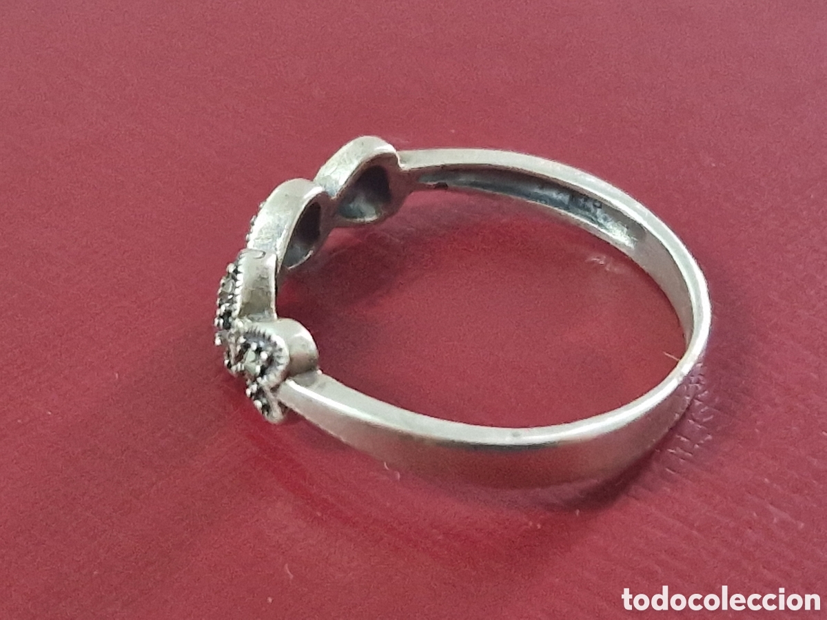 Joyeria: BONITO ANILLO EN PLATA CON MARCASITAS NUEVO - Foto 6