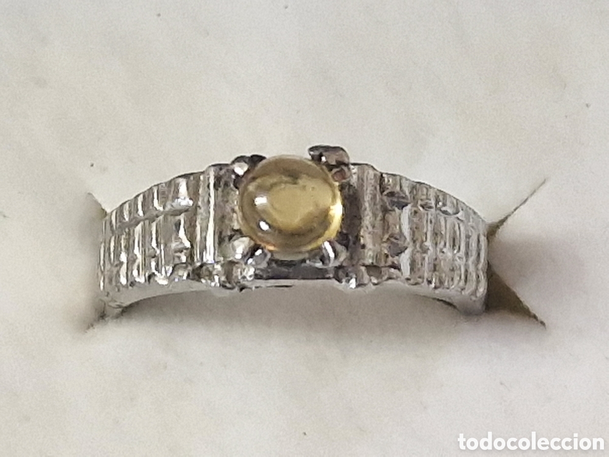 Joyeria: ANILLO DE PLATA Y CITRINO NATURAL NUEVO - Foto 3