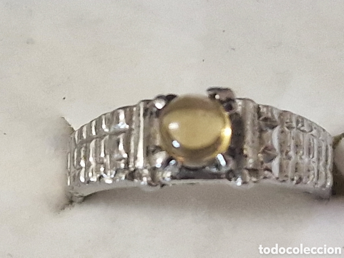 Joyeria: ANILLO DE PLATA Y CITRINO NATURAL NUEVO - Foto 4