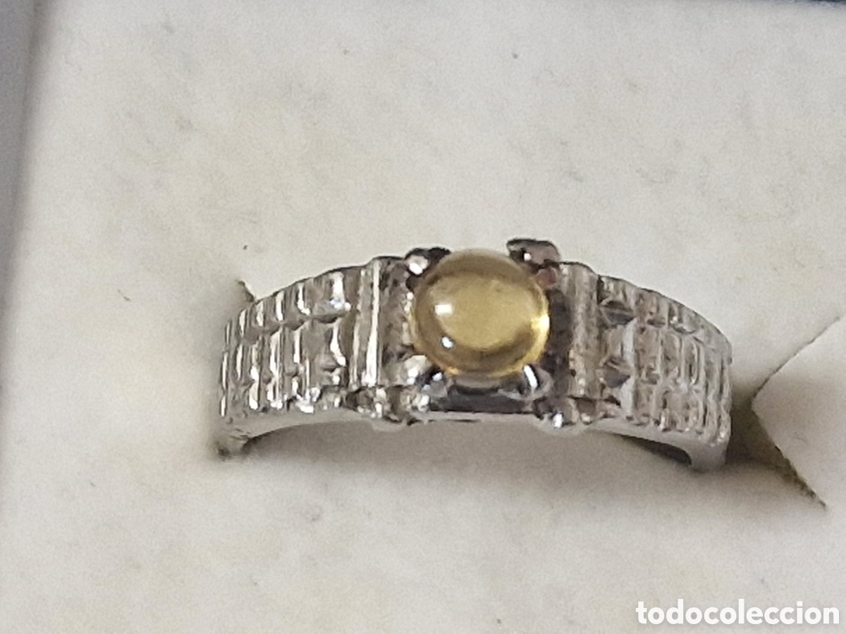Joyeria: ANILLO DE PLATA Y CITRINO NATURAL NUEVO - Foto 1