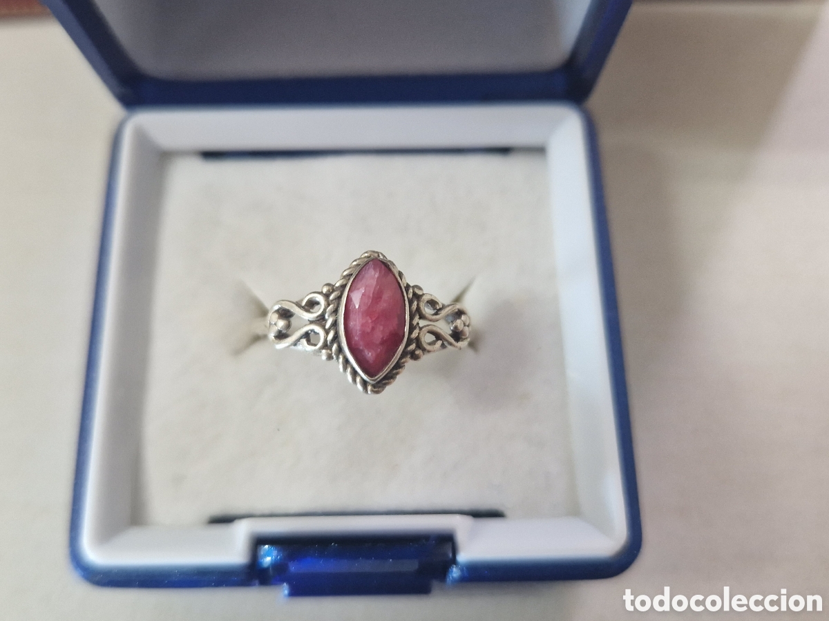 Joyeria: ANILLO DE PLATA DE LEY Y RUBI NATURAL - Foto 6