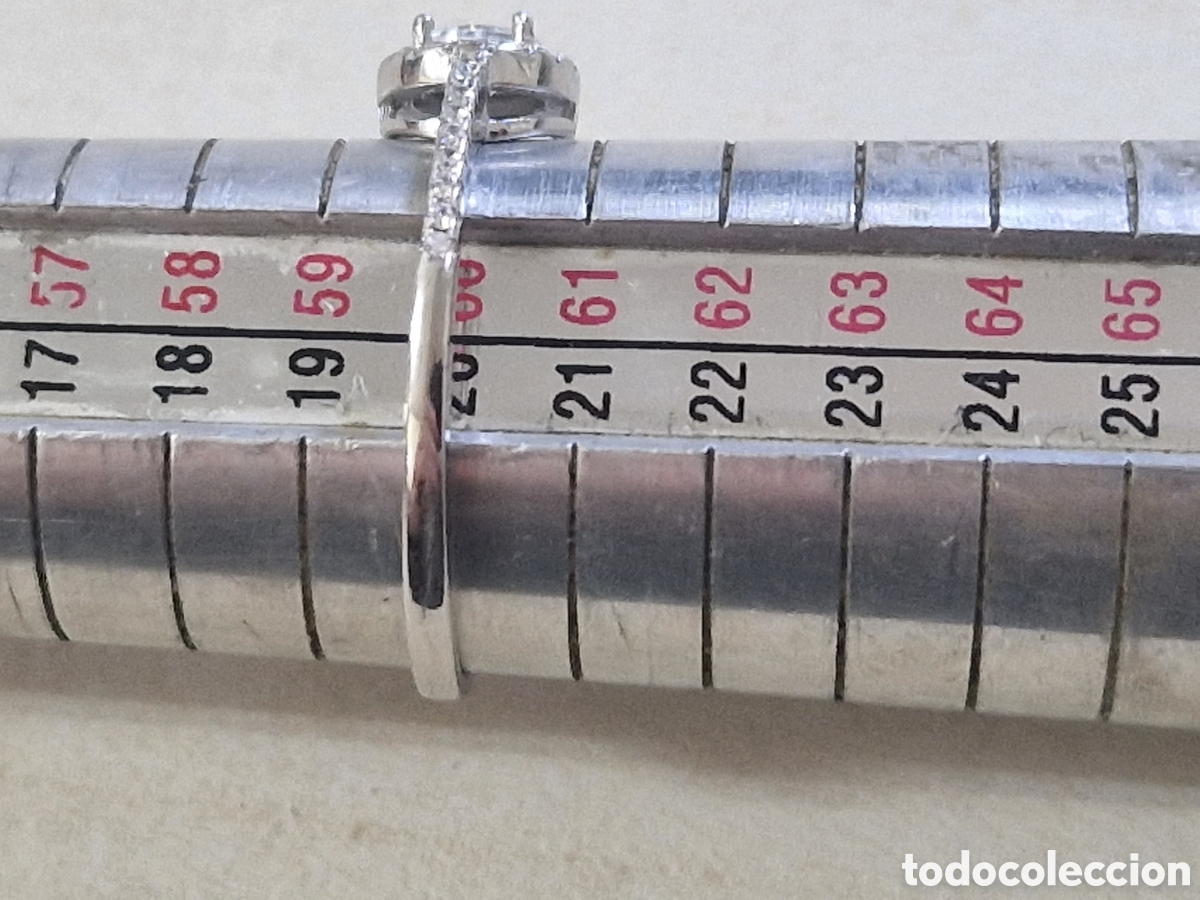 Joyeria: ANILLO DE PLATA RODIADA Y CIRCONITAS NUEV0 - Foto 4
