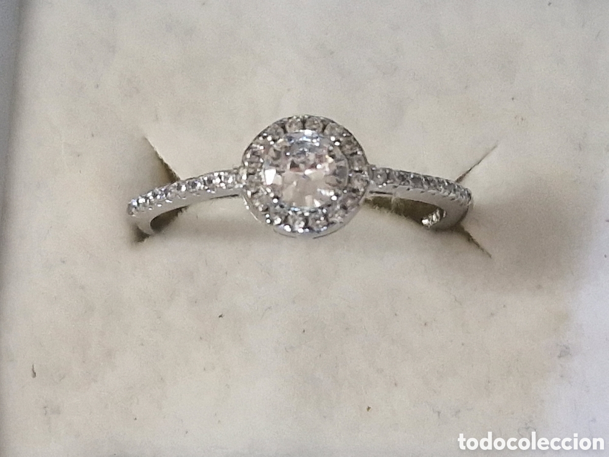 Joyeria: ANILLO DE PLATA RODIADA Y CIRCONITAS NUEV0 - Foto 5