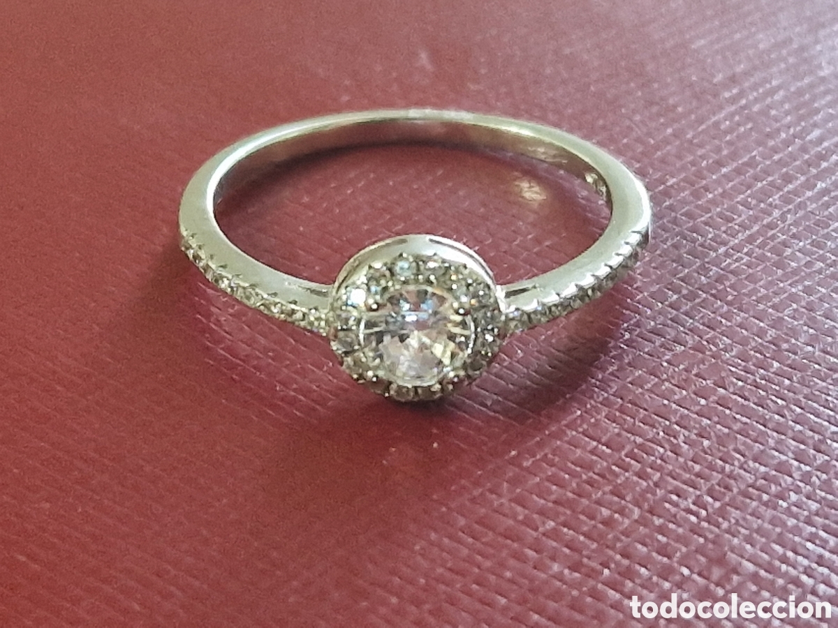 Joyeria: ANILLO DE PLATA RODIADA Y CIRCONITAS NUEV0 - Foto 1