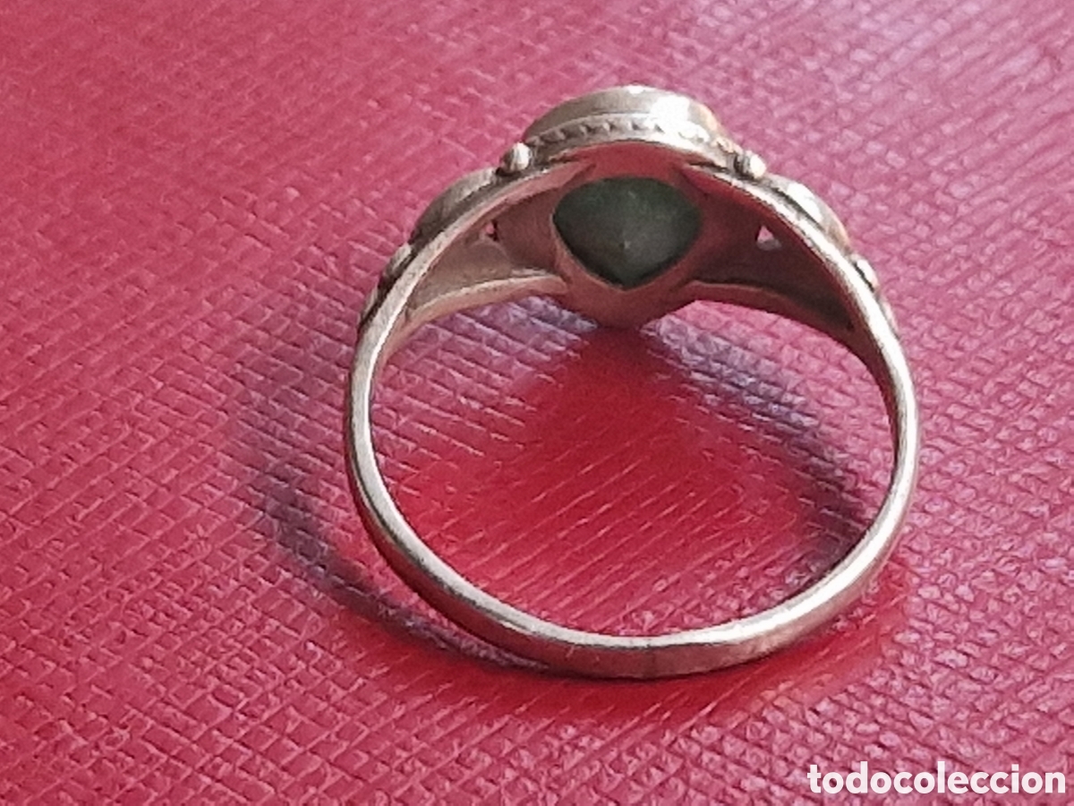 Joyeria: ANILLO DE PLATA Y ESMERALDA NATURAL - Foto 4