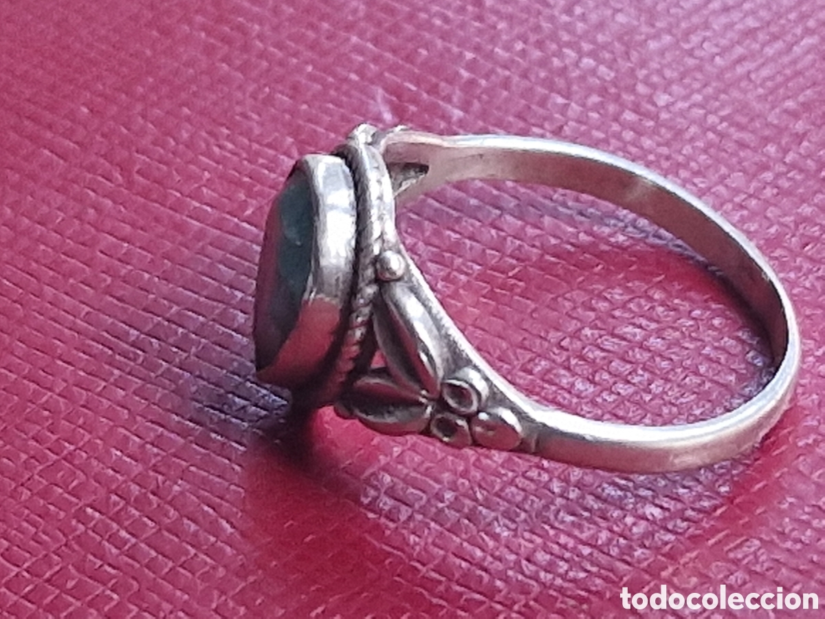 Joyeria: ANILLO DE PLATA Y ESMERALDA NATURAL - Foto 7