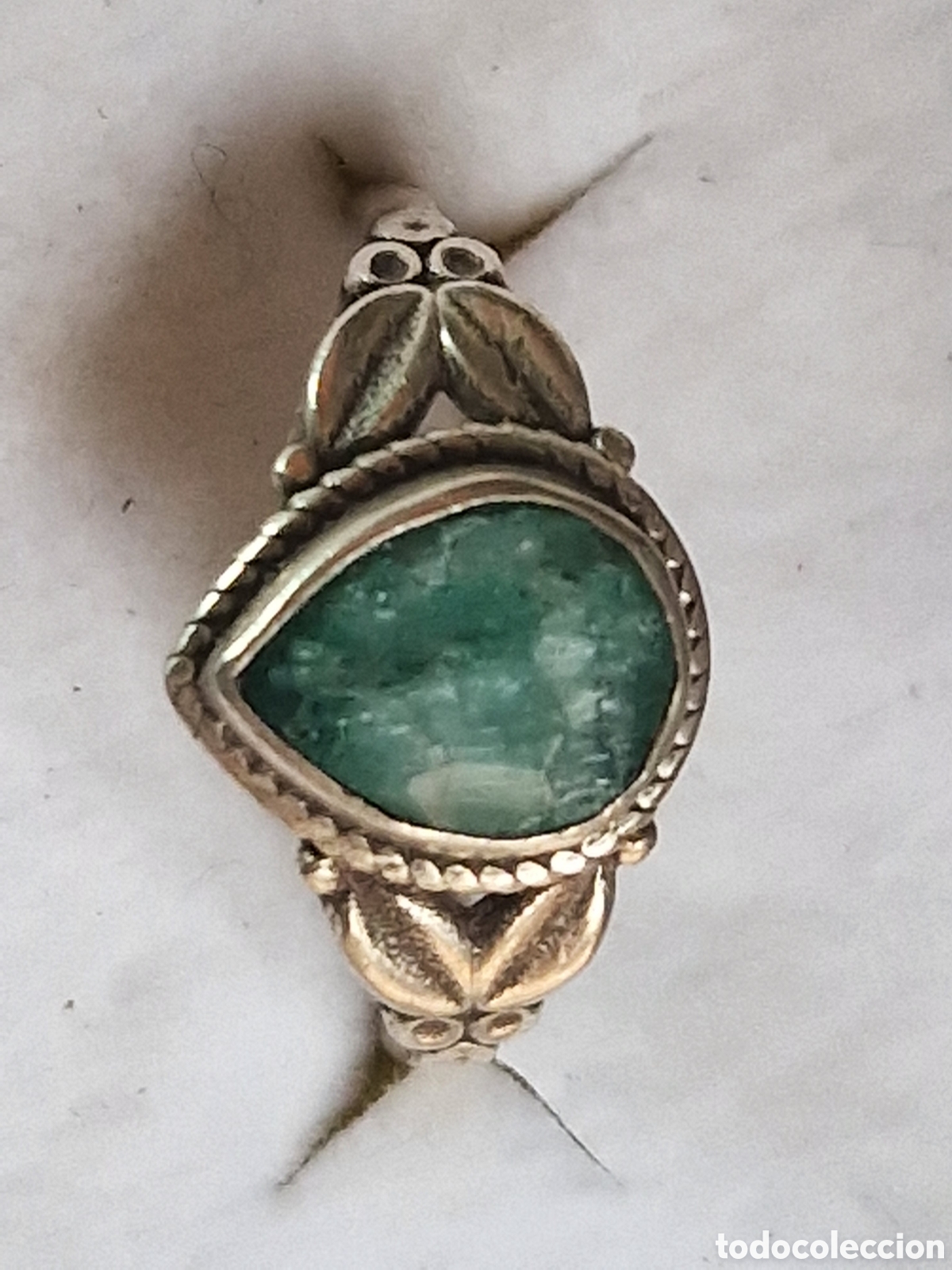 Joyeria: ANILLO DE PLATA Y ESMERALDA NATURAL - Foto 9