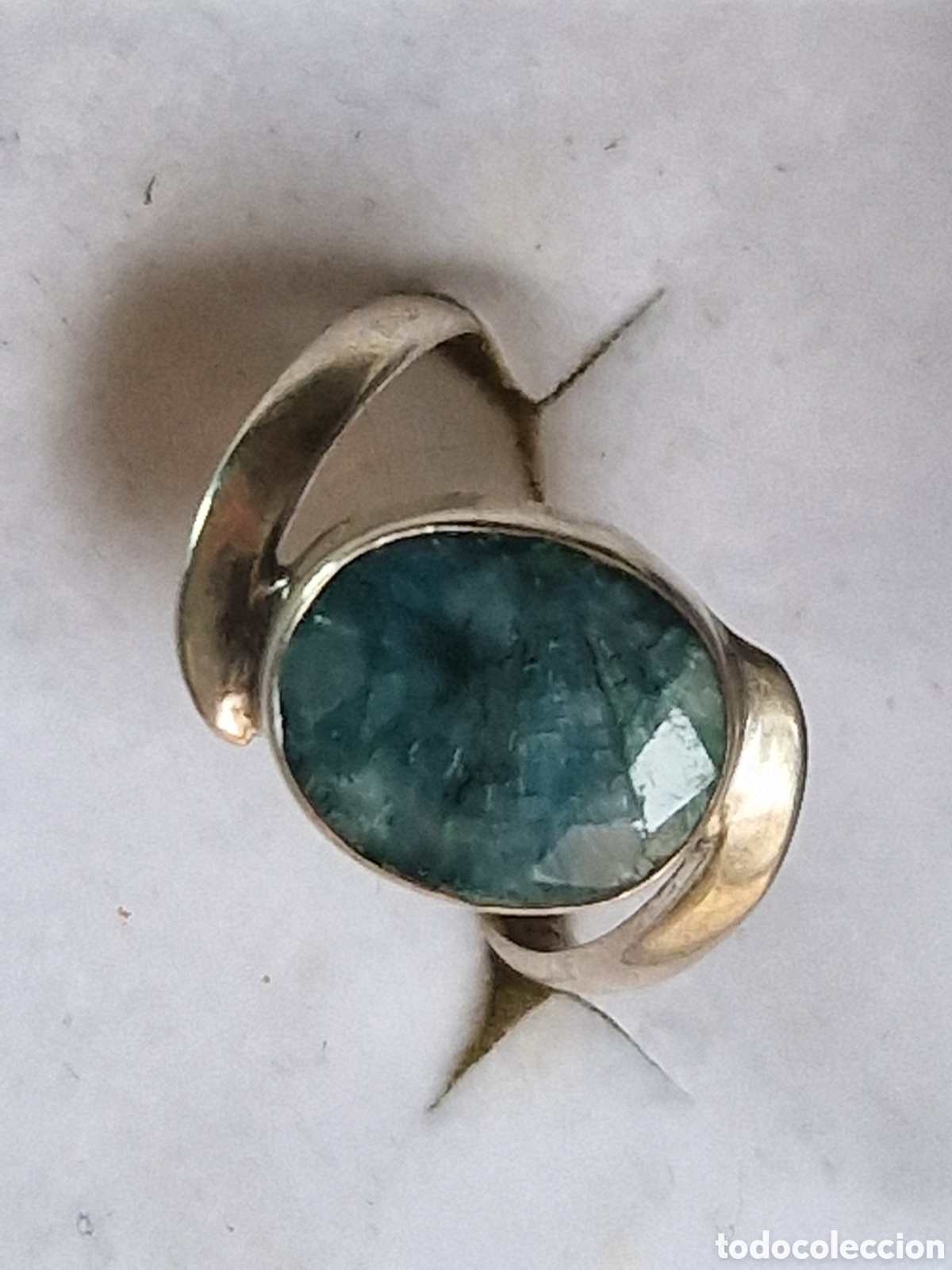 Joyeria: ANILLO DE PLATA Y ESMERALDA NATURAL - Foto 5