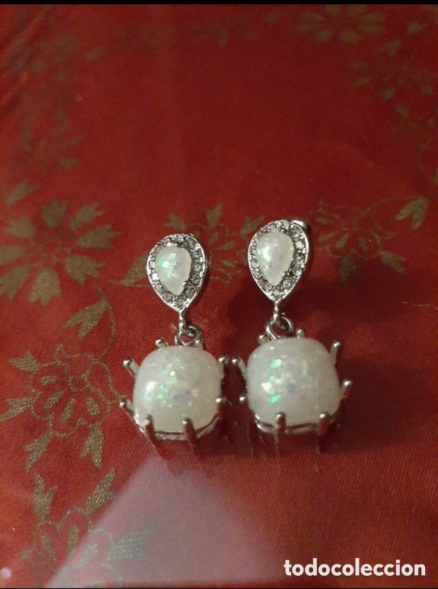 Joyeria: Pendientes &oacute;palo creados - Foto 1