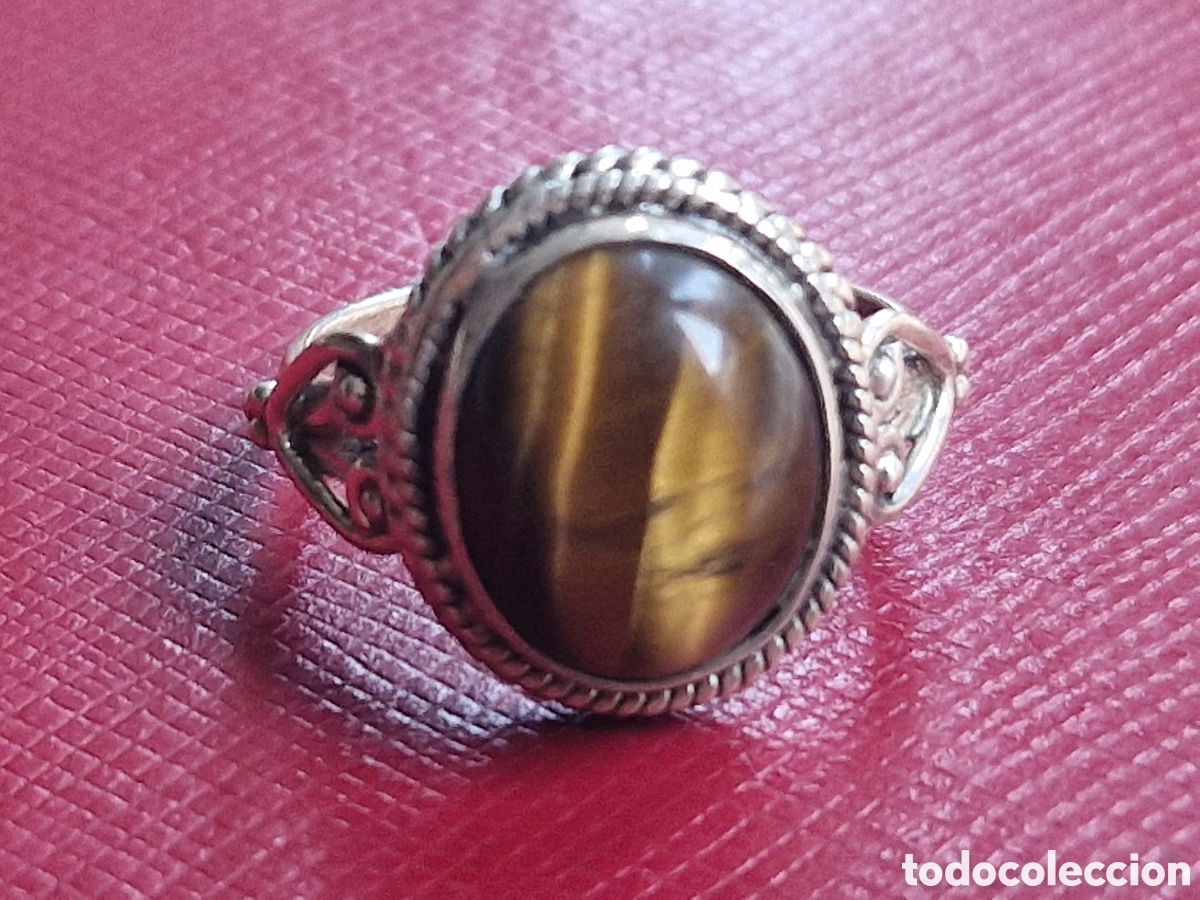 Joyeria: ANILLO DE PLATA Y PIEDRA TIGRE NUEVO - Foto 5