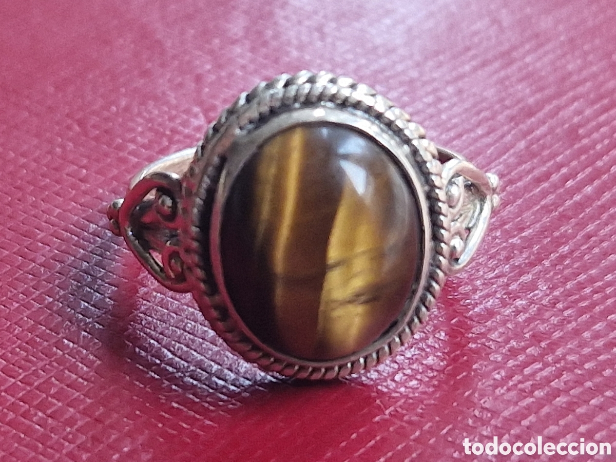 Joyeria: ANILLO DE PLATA Y PIEDRA TIGRE NUEVO - Foto 6