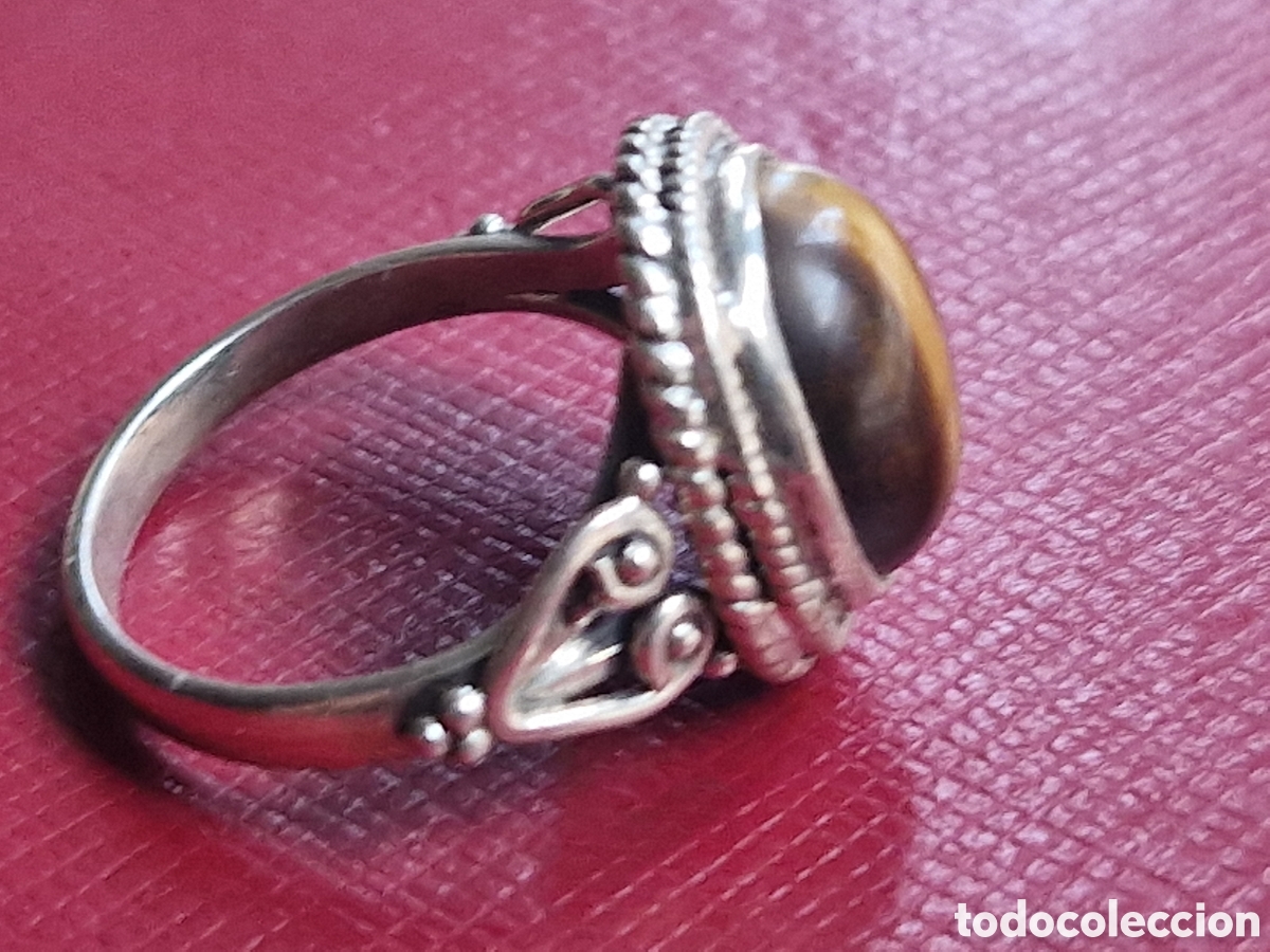 Joyeria: ANILLO DE PLATA Y PIEDRA TIGRE NUEVO - Foto 7
