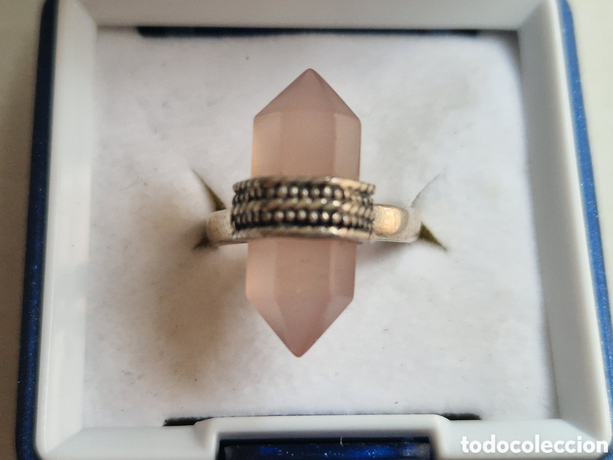 Joyeria: ANILLO DE PLATA Y CUARZO ROSA NUEVO - Foto 3