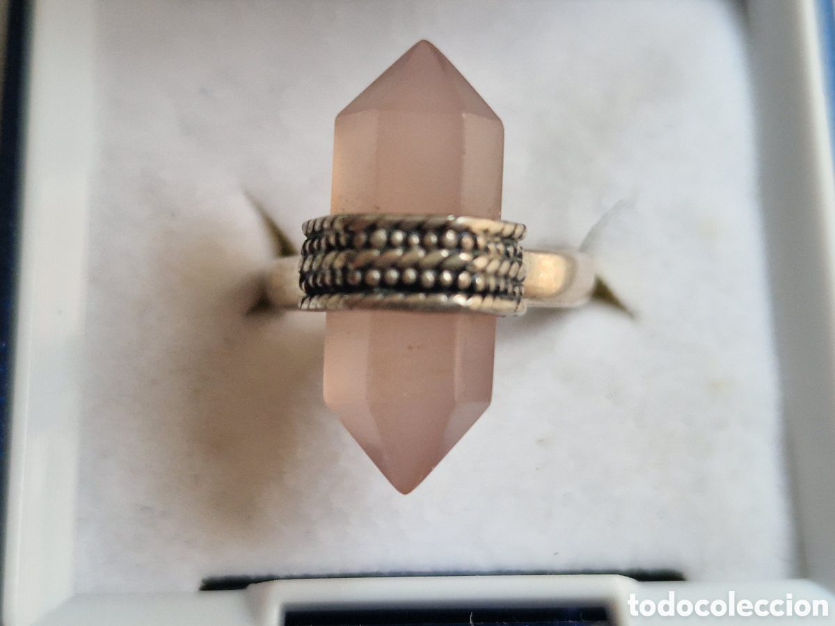 Joyeria: ANILLO DE PLATA Y CUARZO ROSA NUEVO - Foto 4