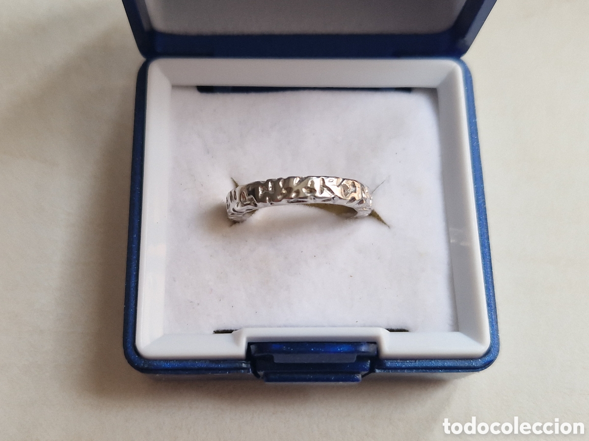 Joyeria: ANILLO EN PKATA DE LEY RODINADA - Foto 2