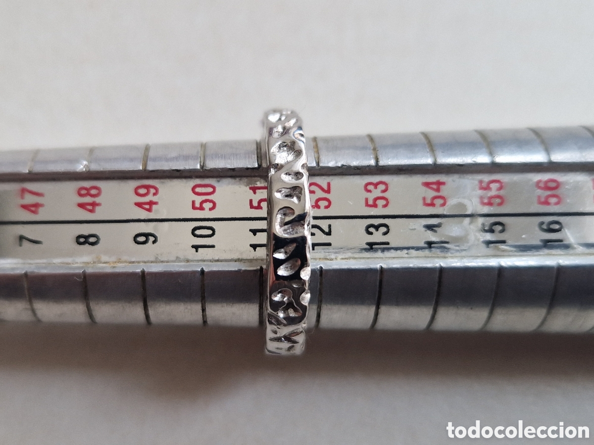 Joyeria: ANILLO EN PKATA DE LEY RODINADA - Foto 3