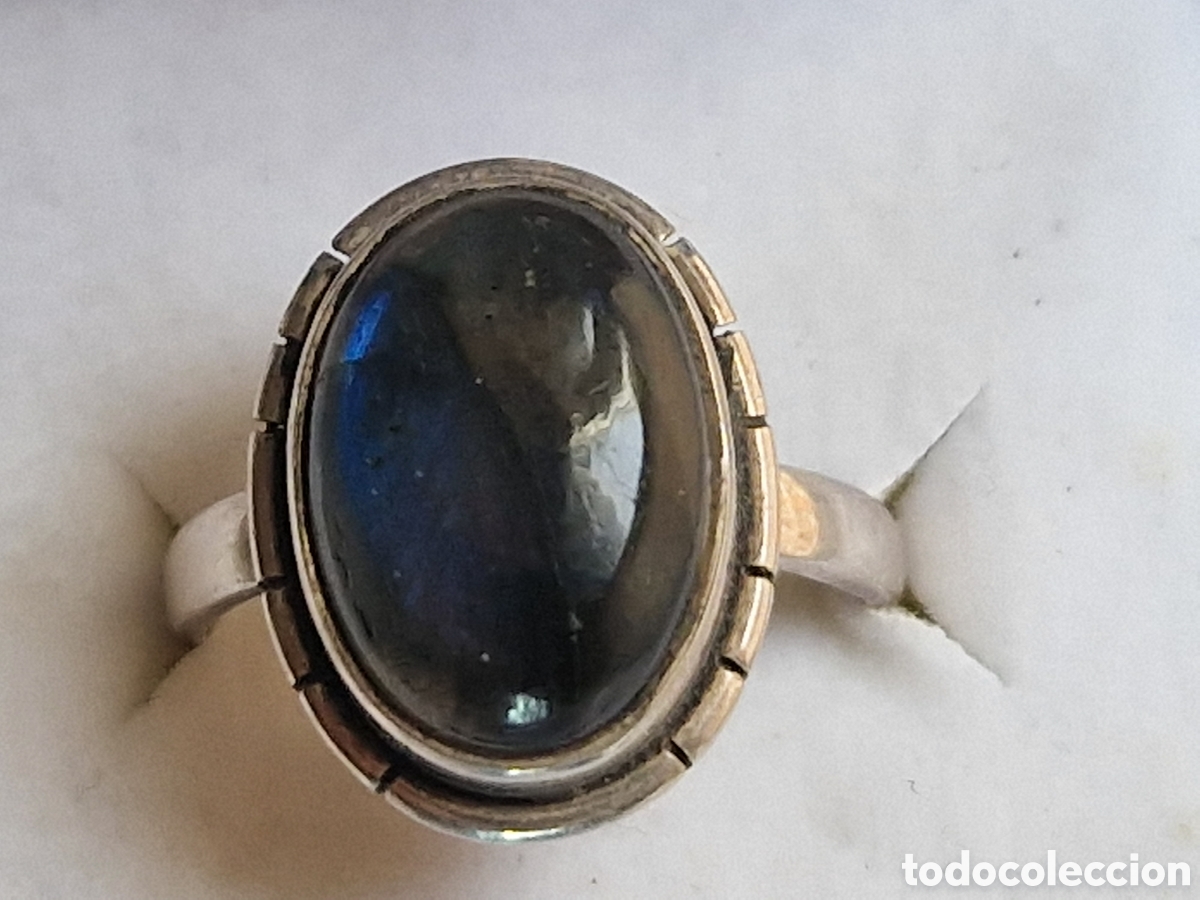 Joyeria: ANILLO DE PLATA DE LEY Y PIEDRA NATURAL - Foto 7