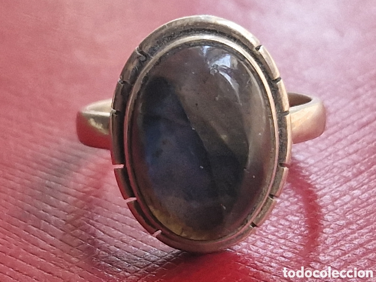 Joyeria: ANILLO DE PLATA DE LEY Y PIEDRA NATURAL - Foto 1