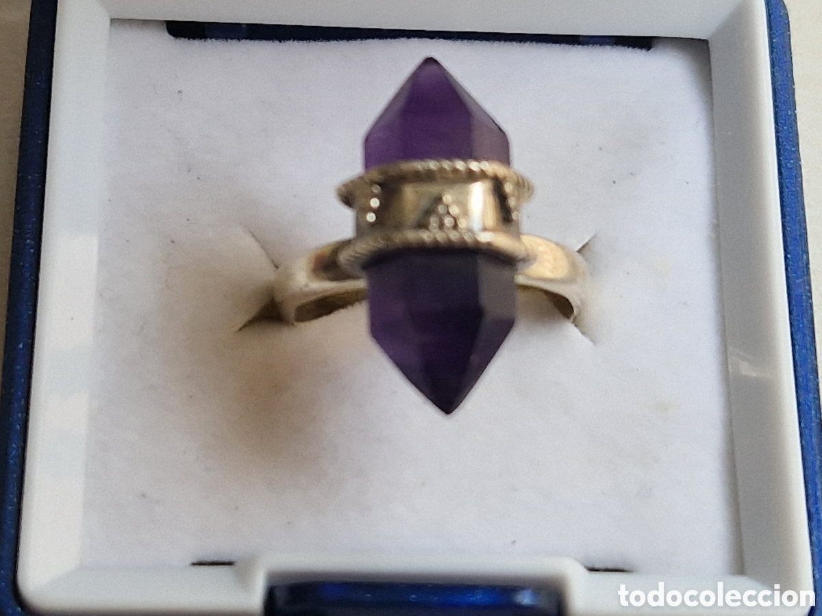 Joyeria: ANILLO DE PLATA Y AMATISTA NATURAL - Foto 3