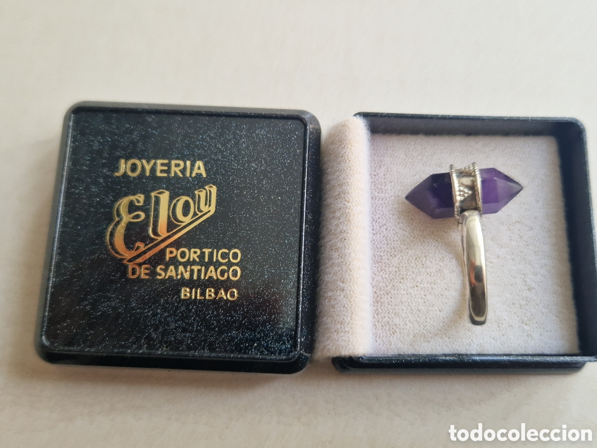Joyeria: ANILLO DE PLATA Y AMATISTA NATURAL - Foto 7