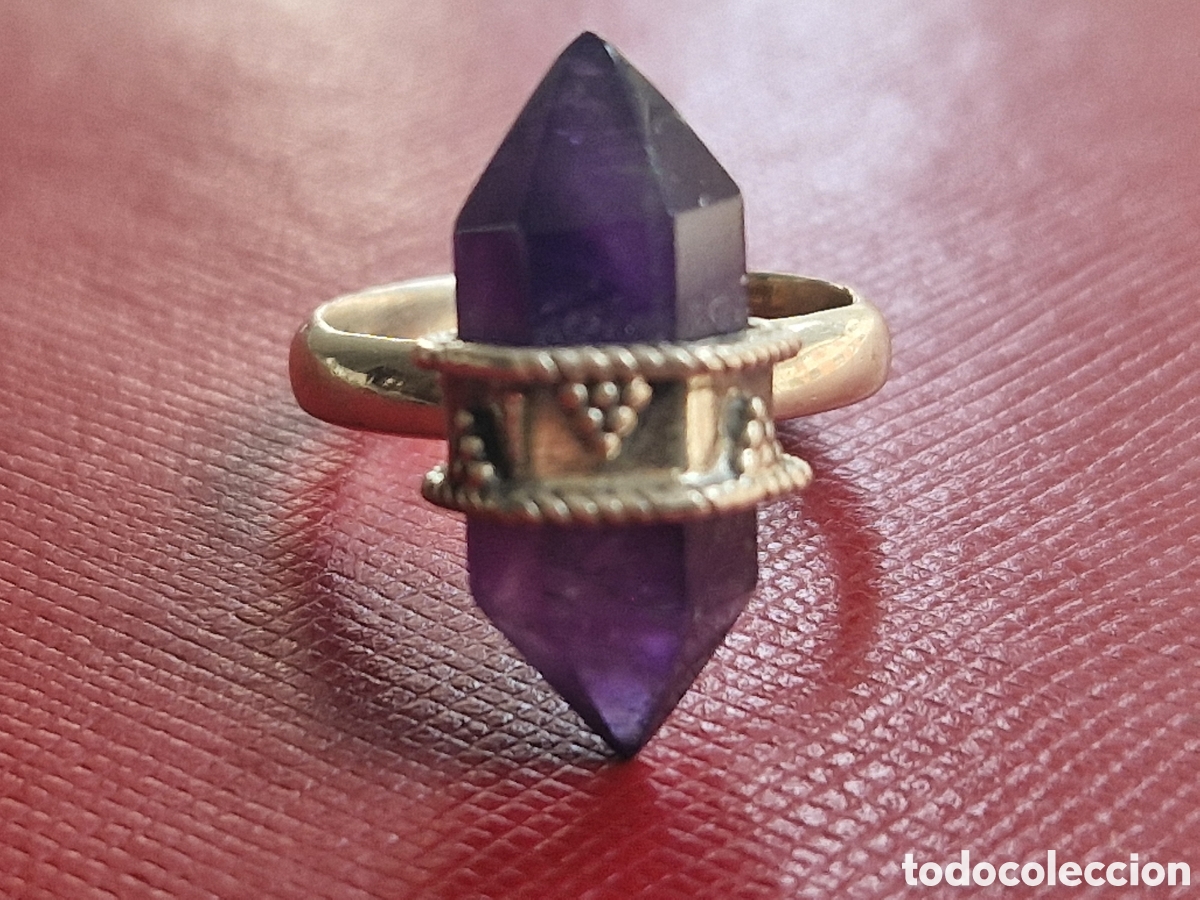 Joyeria: ANILLO DE PLATA Y AMATISTA NATURAL - Foto 10