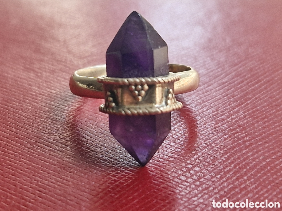 Joyeria: ANILLO DE PLATA Y AMATISTA NATURAL - Foto 12