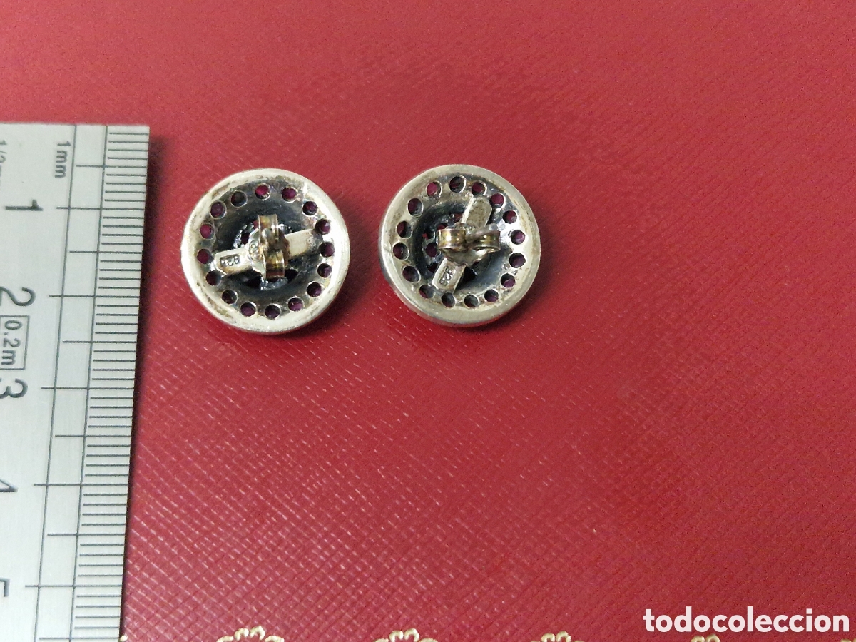 Joyeria: PRECIOSOS PENDIENTES PLATA Y RUBI NATURAL - Foto 3