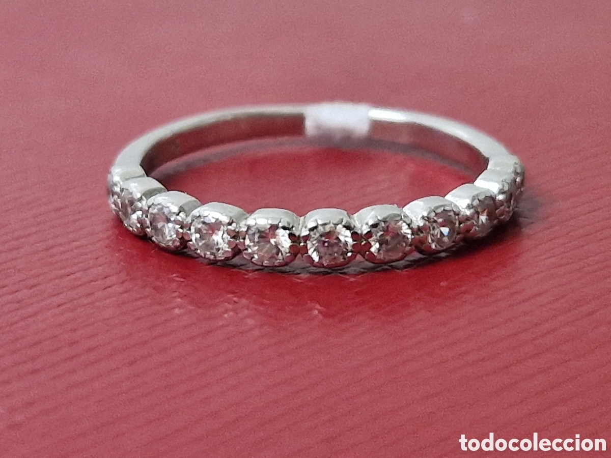 Joyeria: ANILLO DE PLATA Y CIRCONITAS NUEVO - Foto 2