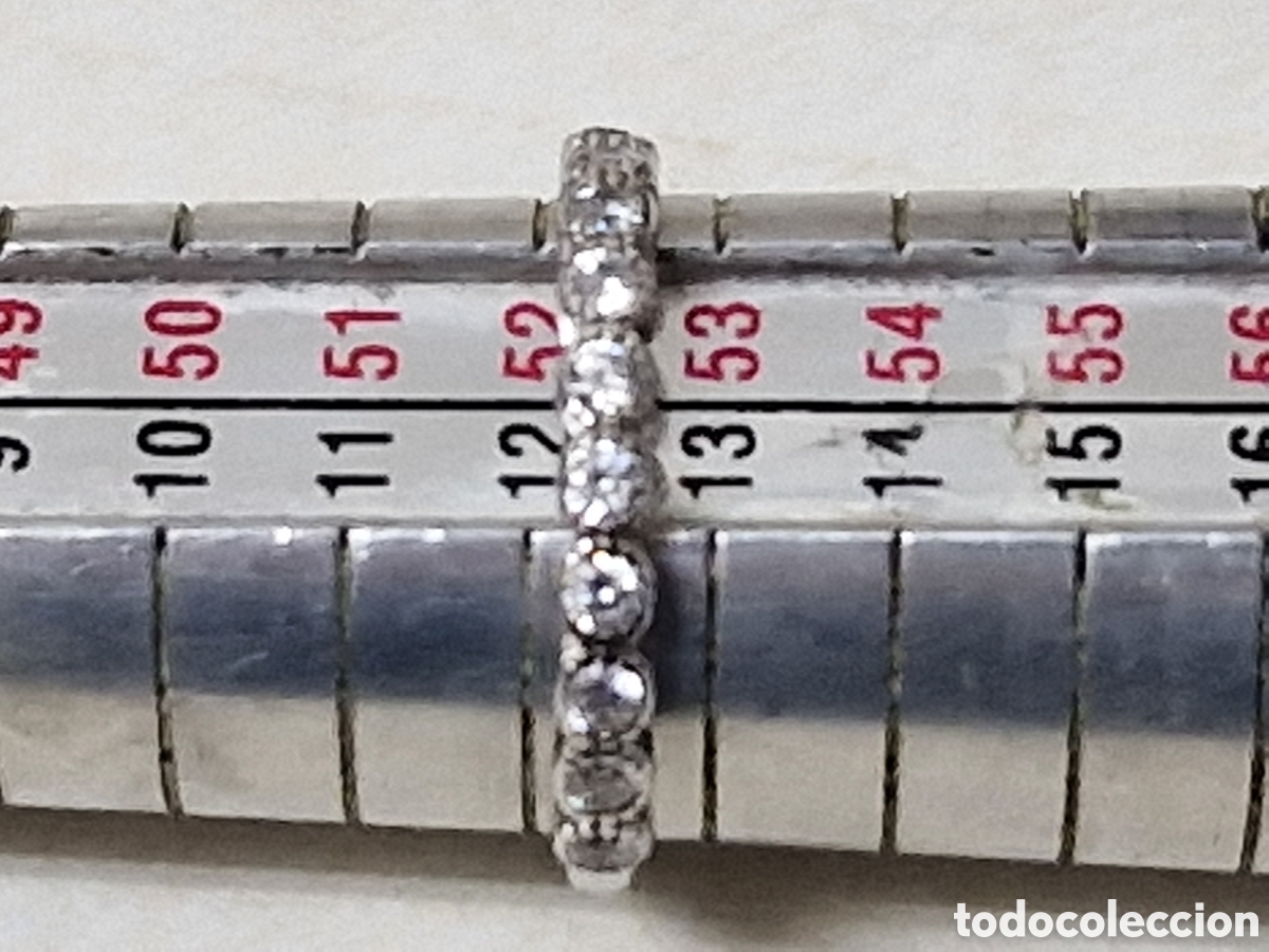 Joyeria: ANILLO DE PLATA Y CIRCONITAS NUEVO - Foto 4