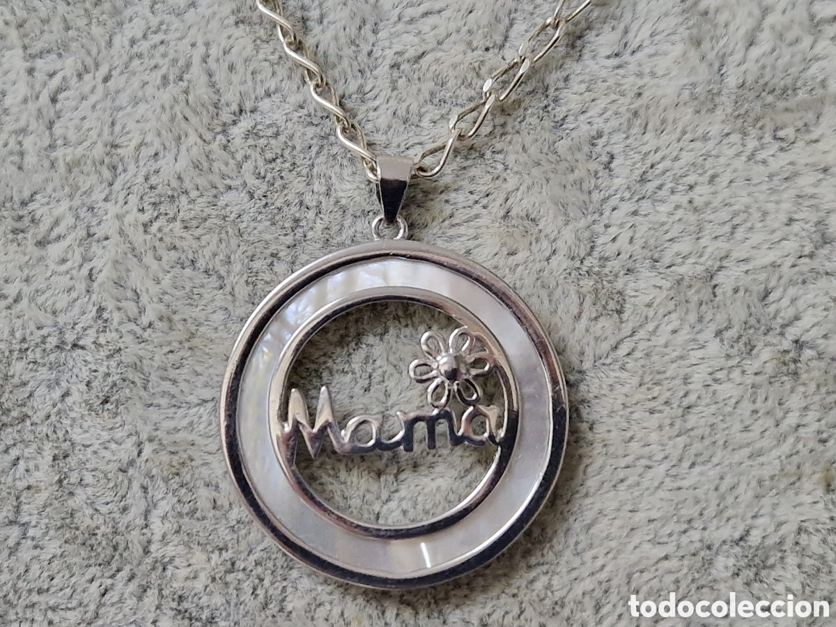 Joyeria: COLGANTE PLATA Y NACAR CON CADENA EN PLATA - Foto 3