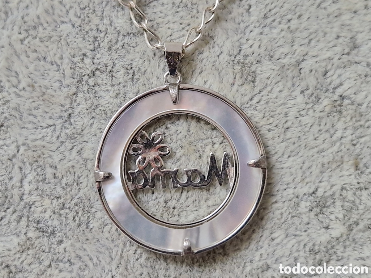 Joyeria: COLGANTE PLATA Y NACAR CON CADENA EN PLATA - Foto 6