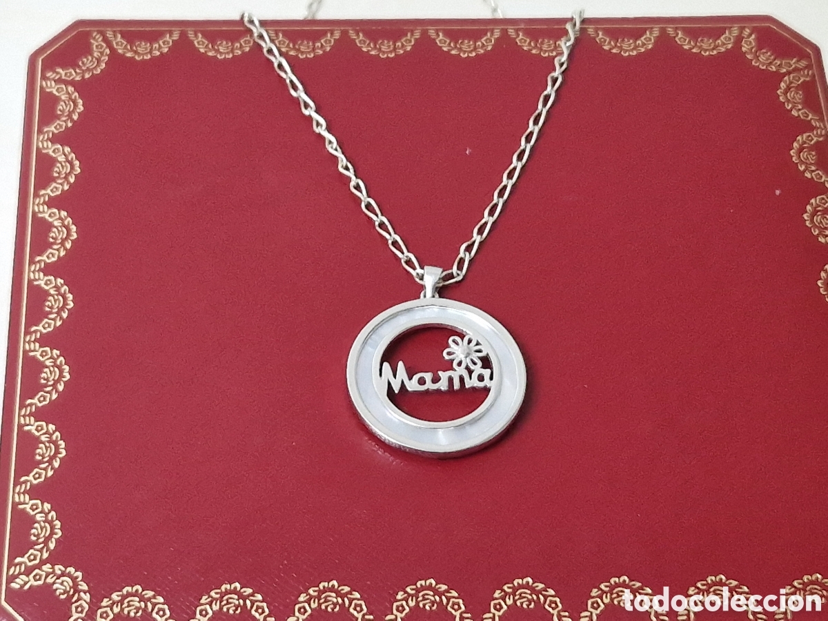 Joyeria: COLGANTE PLATA Y NACAR CON CADENA EN PLATA - Foto 2