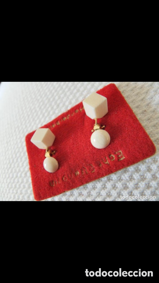 Joyeria: Pendientes de marfil - Foto 4