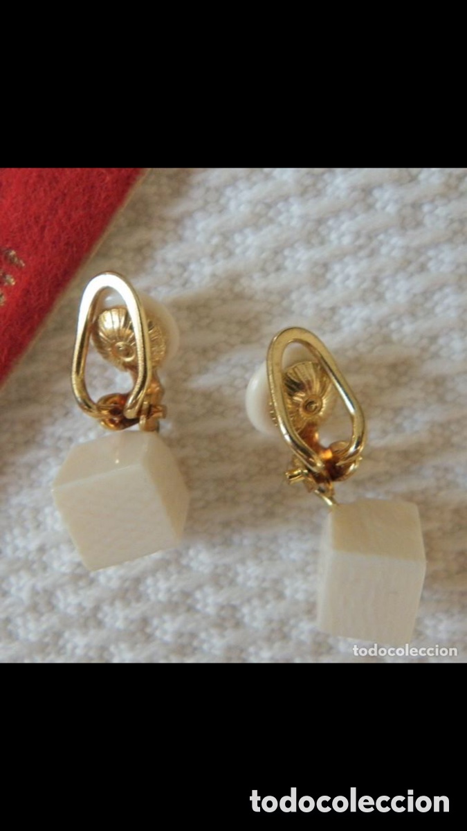 Joyeria: Pendientes de marfil - Foto 6