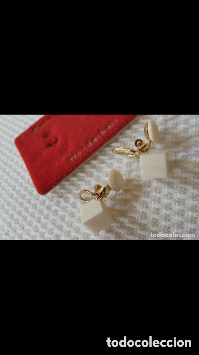 Joyeria: Pendientes de marfil - Foto 7