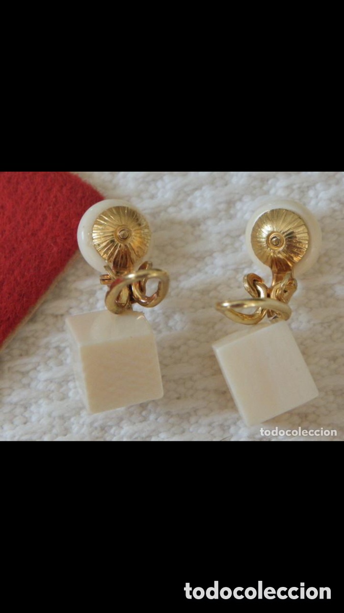 Joyeria: Pendientes de marfil - Foto 8