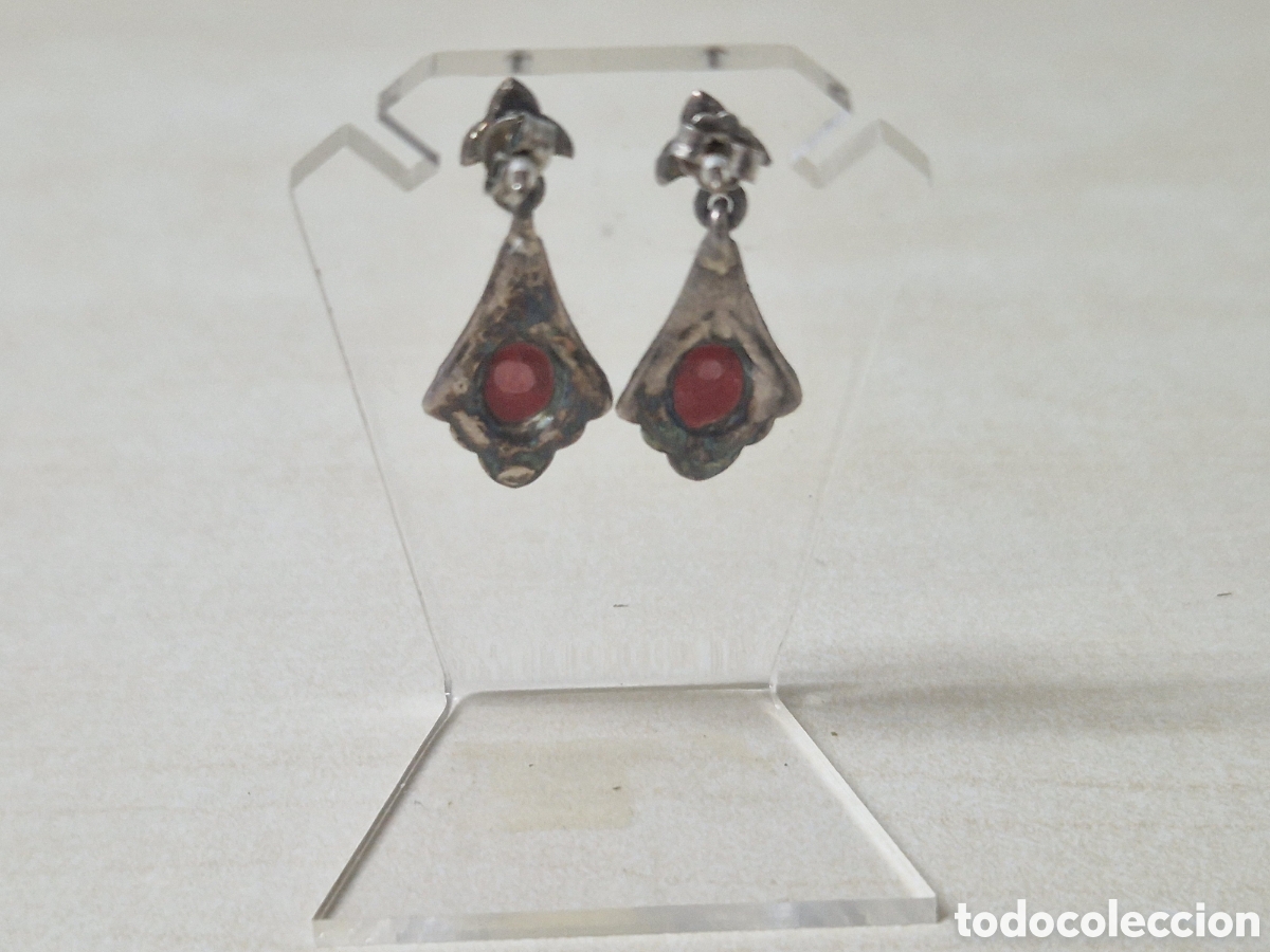Joyeria: PENDIENTES DE PLATA Y CORAL NATURAL - Foto 5