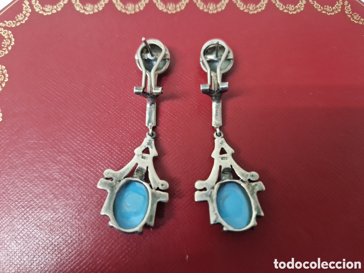 Joyeria: PENDIENTES LARGOS DE PLATA Y CON PIEDRAS - Foto 6
