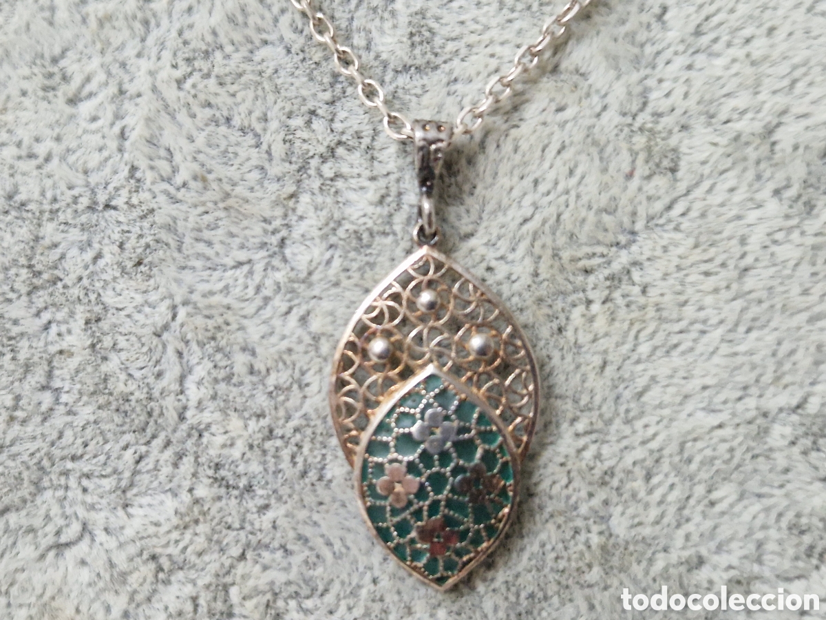 Joyeria: CADENA Y COLGANTE EN PLATA DE LEY - Foto 1